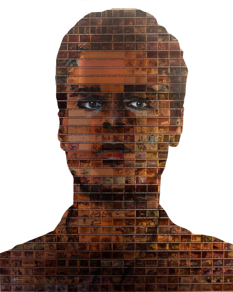 Illustration for article titled Timeless Portraits Created On Obsolete Floppy Disks And Film